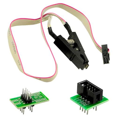 Alligator Clips USB Programmer Eeprom 93CXX/25CXX/24CXX Online Programming 2 Adapters