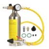 Car AC Flush Kit Air Conditioner System Clean Canister Flushing Gun Tool Set with Pressure Regulation for Pipe Condenser Evaporator