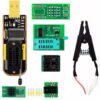 Eeprom BIOS USB Programming Device Kit CH341A + SOIC8 Clip + 1.8V Adapter + SOIC8 Adapter For 24 25 Series Eprom Flash