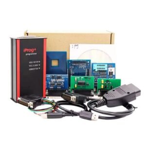 Latest Iprog Pro V89 with 7-Adapters Support Eeprom IMMO/KM/Radio /Airbag Reset Dashboard IPROG+ ECU Key Programmer Tool