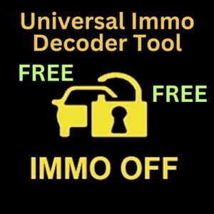 Free IMMO Off Online Universal Immo Decoder Tool IMMO OFF / Remove / Delete / Disable / Decode