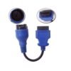 OBD2 Adapter Connector Diagnostic Cable for Iveco Truck 38 Pin to 16 Pin