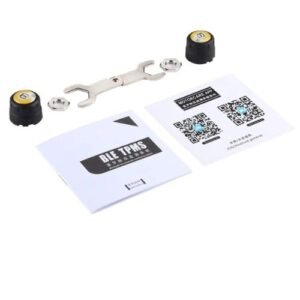 TPMS Mobile Phone APP Detection 2 External Sensors Motorcycle Bluetooth Tire Pressure Monitoring System