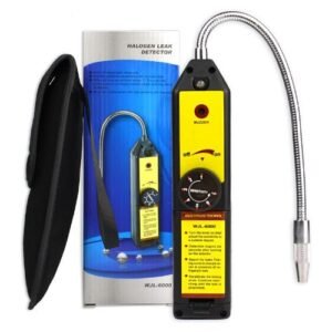 Halogen Leak Detector Refrigerant Gas Leakage Tester HVAC Air Condition R22 R410A R134A CFCs HCFCs HFCs Detects High Accuracy