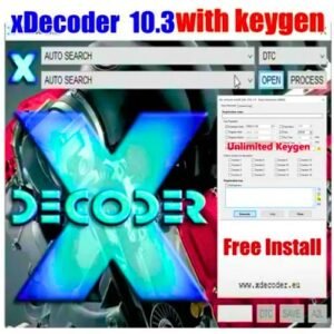 Newest xDecoder 10.3 software DTC Remover NEW license full activated Dpf Egr Flaps Adblue Off DTC Remover Free keygen no limit