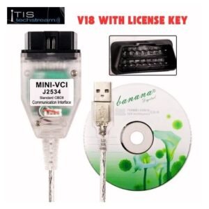 Techstream V18.00.008 Software 4000 Days Activation License Key with Tis Mini VCI J2534 Cable for 1 Computer Toyota Lexus Scion USA, EU, JAPAN,Others