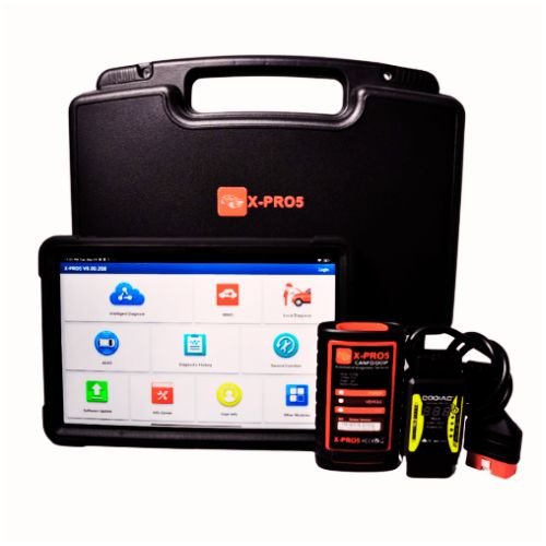 X431 Xpro5 ALL IN ONE Automotive Scanner 12v-24v Car EV Trucks Motorbike Machinery, Diesel&Gasoline Bidirectional Diagnostic Scan Tool ,Topology Map, 60+Service ECU Coding, CANFD Haynespro 2-Yeras Update