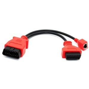 BMW F Series Gateway 16Pin Enet Obd2 RJ45 Cable Autel Maxisys Pro MS908 Ms908P Scanner Diagnostic Tool Programming Adapter for Car Obd2 Ethernet Cable Connector fit for Bmw