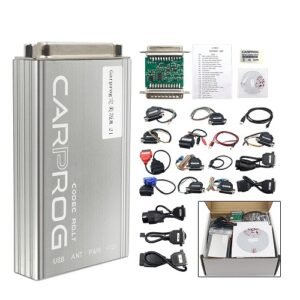Carprog 8.21 Online Full Adapters with keygen Car Prog V8.21 For Airbag/Radio/IMMO ECU Repair Kit